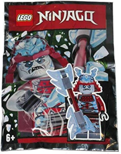 Minifigura NINJAGO Blizzard Samurai 891952 con arma de hielo