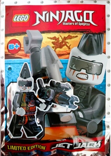 Minifigura NINJAGO Jet Jack Hunted en sobre
