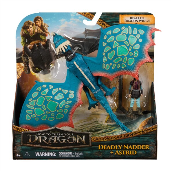 DreamWorks Dragons figura Deadly Nadder 25 cm con Astrid