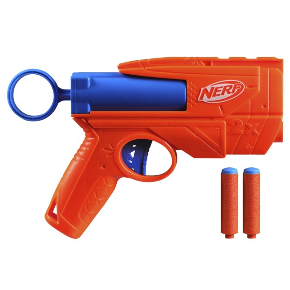 NERF N Series Ward Lanzador compacto con 2 dardos N1