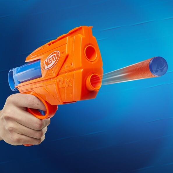 NERF N Series Ward Lanzador compacto con 2 dardos N1