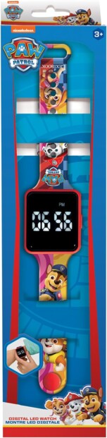 Reloj digital LED Paw Patrol para niños