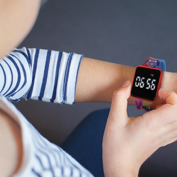 Reloj digital LED Paw Patrol para niños