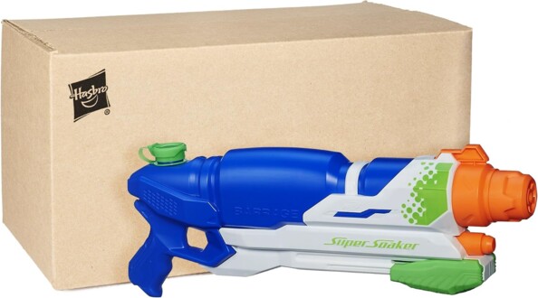 Super Soaker Barrage con 3 modos de chorro