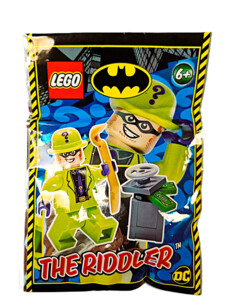 Figura Batman The Riddler con caja fuerte y accesorios
