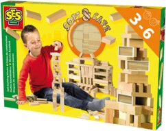 Juego de construcción con cubos de espuma