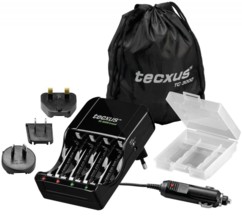 Cargador de pilas recargables de viaje Tecxus TC3000