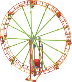 Juego de construcción con movimiento  K'Nex - Revolution