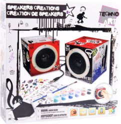 Altavoces personalizables Techno ART - Negro