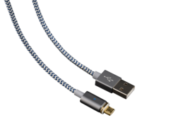 Cable Micro USB con conector magnético 1,2m
