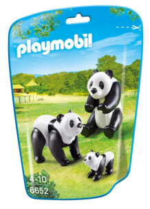 Pareja de pandas y su bebé n°6652