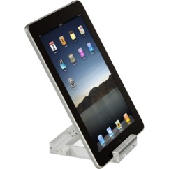 Support tablette et smartphone en plexiglass - Transparent