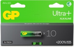 10 pilas alcalinas AA (LR6) Ultra+ 1,5V