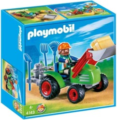 Agricultor con tractor 4143