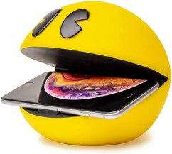 Cargador inalámbrico Pac-Man para smartphones compatibles