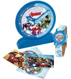 Reloj analógico Marvel Avengers para aprender a leer la hora
