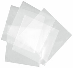50 fundas protectoras transparentes para discos de vinilo 33 rpm de 12"
