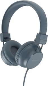 Auriculares Nima azul gris con cable