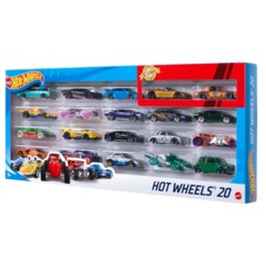 Pack de 20 coches en miniatura Hot Wheels H7045