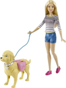 Muñeca Barbie – Paseo con el perrito (ref. DWJ68)