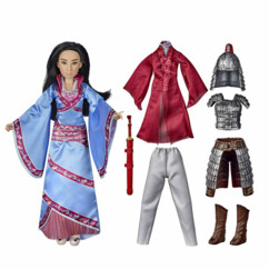 Muñeca Princesa Disney Mulan 2 con accesorios