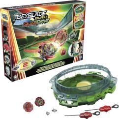 Set de combate Beyblade Burst QuadDrive: acción total