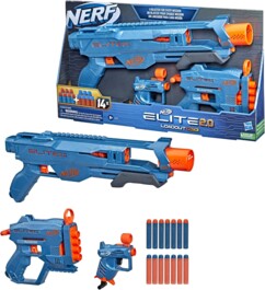 Pack 2 Nerf Elite 2.0: duelos y acción para dos jugadores