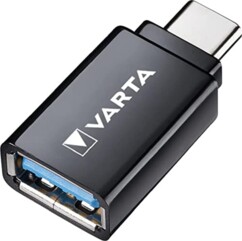 Adaptador Varta 57946 USB A a USB C para carga y sincronización