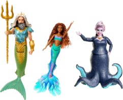 Disney – Set de La Sirenita : Ariel, Rey Tritón & Úrsula – Figuras