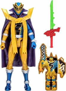 Figura Power Rangers Dino Fury Gold Ranger modo Dino Master