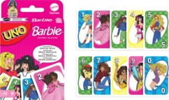 Juego de cartas UNO Barbie para 2 a 10 jugadores