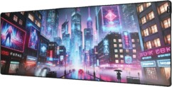 Alfombrilla gaming XXL PAD CYBERCITY 900 × 400 mm