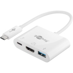 Adaptador USB-C multipuerto HDMI, USB-A y Power Delivery 60 W