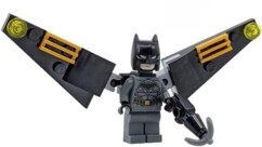 Minifigura Batman Rebirth con jetpack de alas