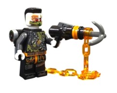 Minifigura LEGO NINJAGO Talon cazador de dragones en sobre