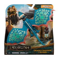 DreamWorks Dragons figura Deadly Nadder 25 cm con Astrid