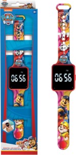 Reloj digital LED Paw Patrol para niños