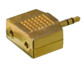 Adaptador doble jack hembra a jack macho chapados en oro Philips