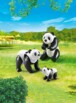 Pareja de pandas y su bebé n°6652
