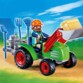 Agricultor con tractor 4143