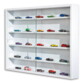 Vitrina mural Compilati para miniaturas y objetos de colección – Blanca