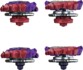 2 peonzas Beyblade Burst Quad Drive - Berserk Balderov B7 VS Cyclone Belfyre B7