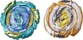 2 peonzas Beyblade Burst Quad Drive - Katana Muramasa M7 VS Vanish Cobra C7