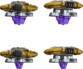 2 peonzas Beyblade Burst Quad Drive - Katana Muramasa M7 VS Vanish Cobra C7