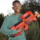 Lanzador Nerf Elite motorizado Fortnite Compact SMG