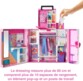 Set Armario Deluxe de Barbie con muñeca y 30 conjuntos