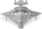 Gran maqueta de la nave imperial de Star Wars