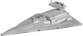 Gran maqueta de la nave imperial de Star Wars