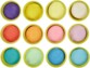 Set de 12 botes de plastilina con colores inspirados en la primavera