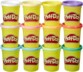 Set de 12 botes de plastilina con colores inspirados en la primavera